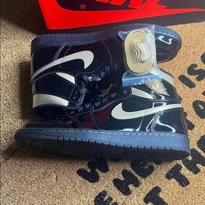 Jordan Black & Metallic Gold Metallic 1’s